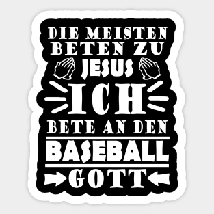 Baseball Pitcher Baseballschläger Base Runner Sticker